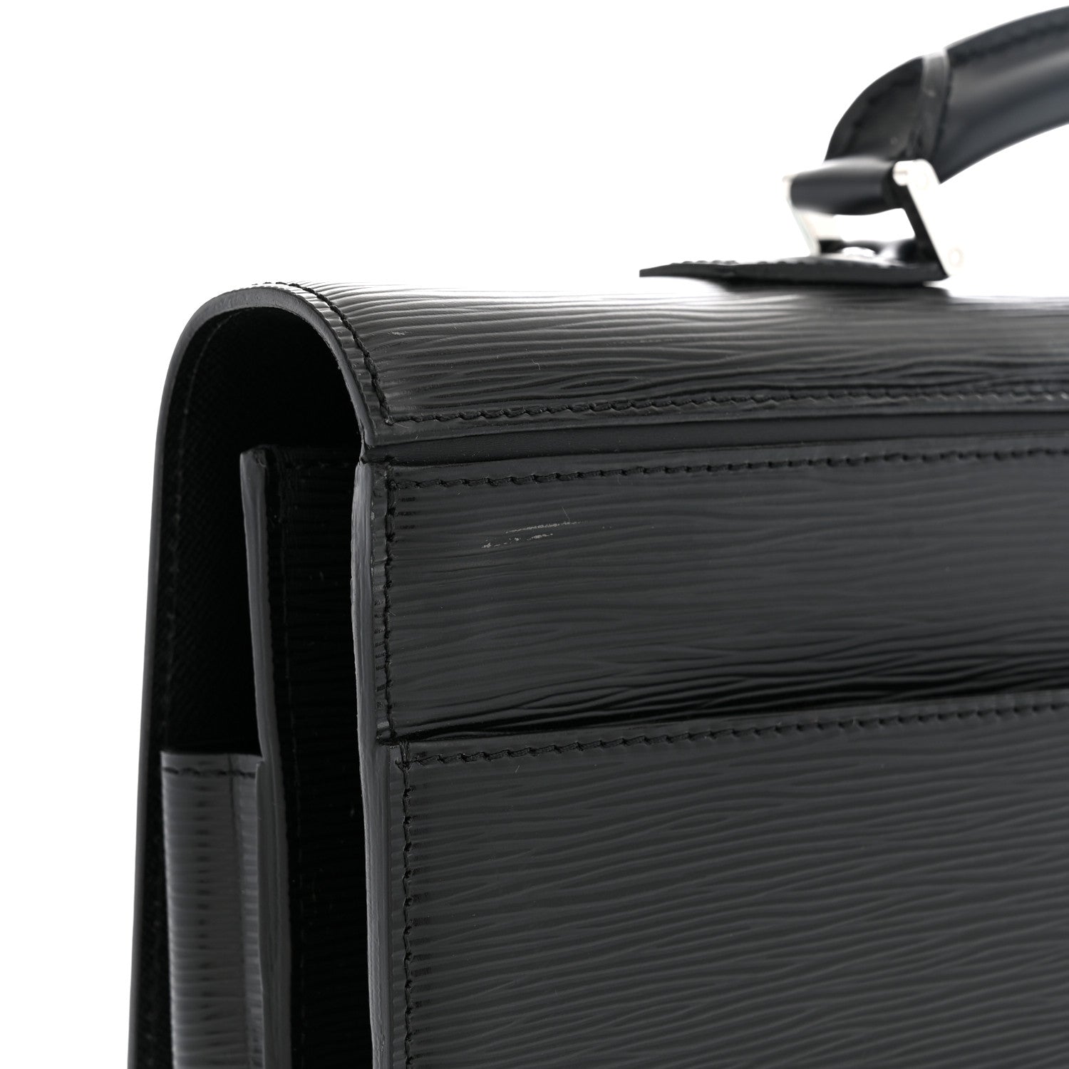 Louis Vuitton Epi Robusto 2 Compartment Briefcase Black 10 of 11