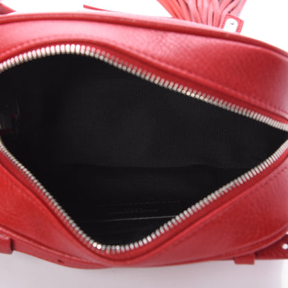 Saint Laurent Lambskin Monogram Lou Belt Bag Red 5 of 7