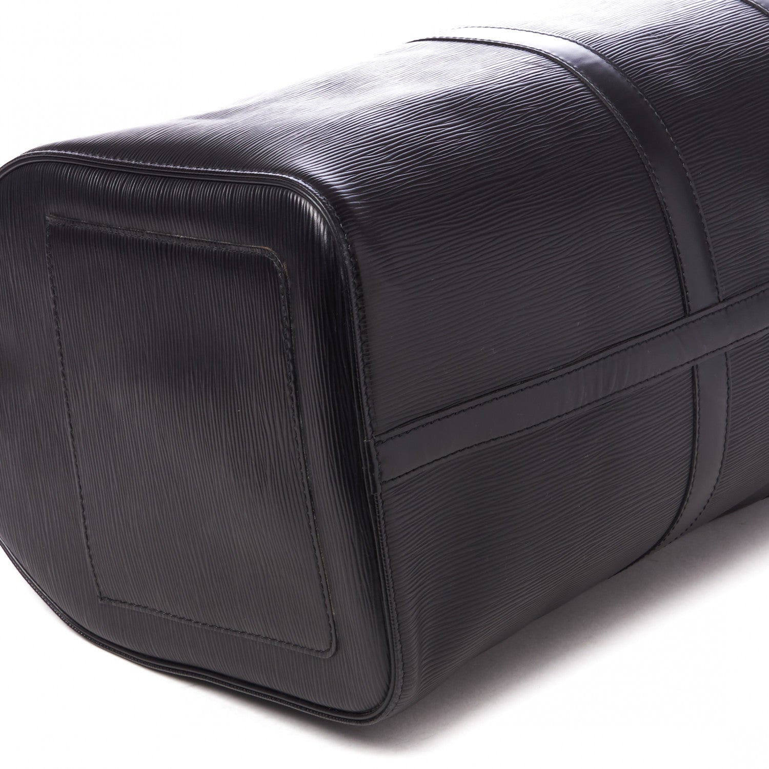 Louis Vuitton Epi Keepall 50 Black 6 of 10