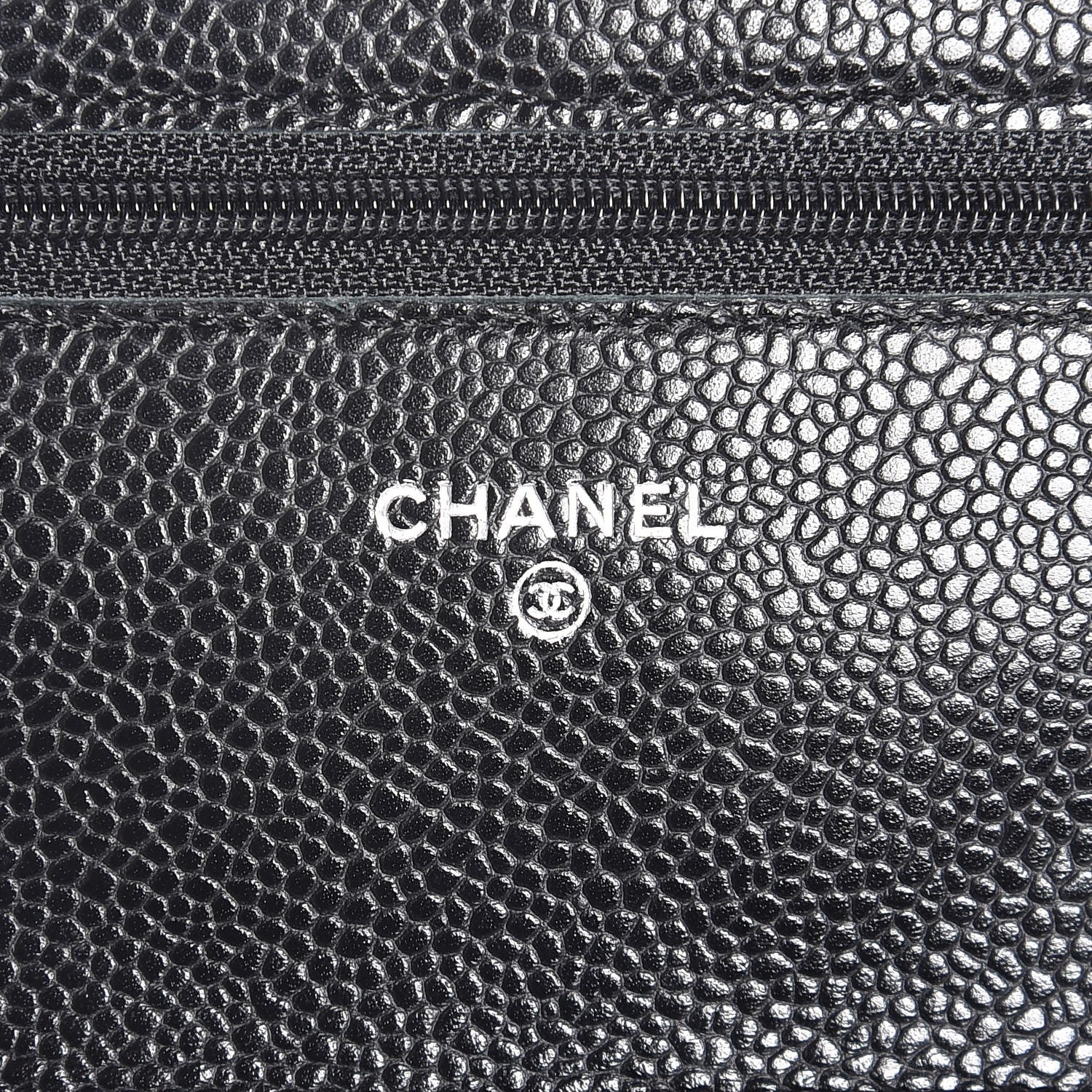Chanel Caviar Quilted Wallet On Chain WOC Black 6 of 11
