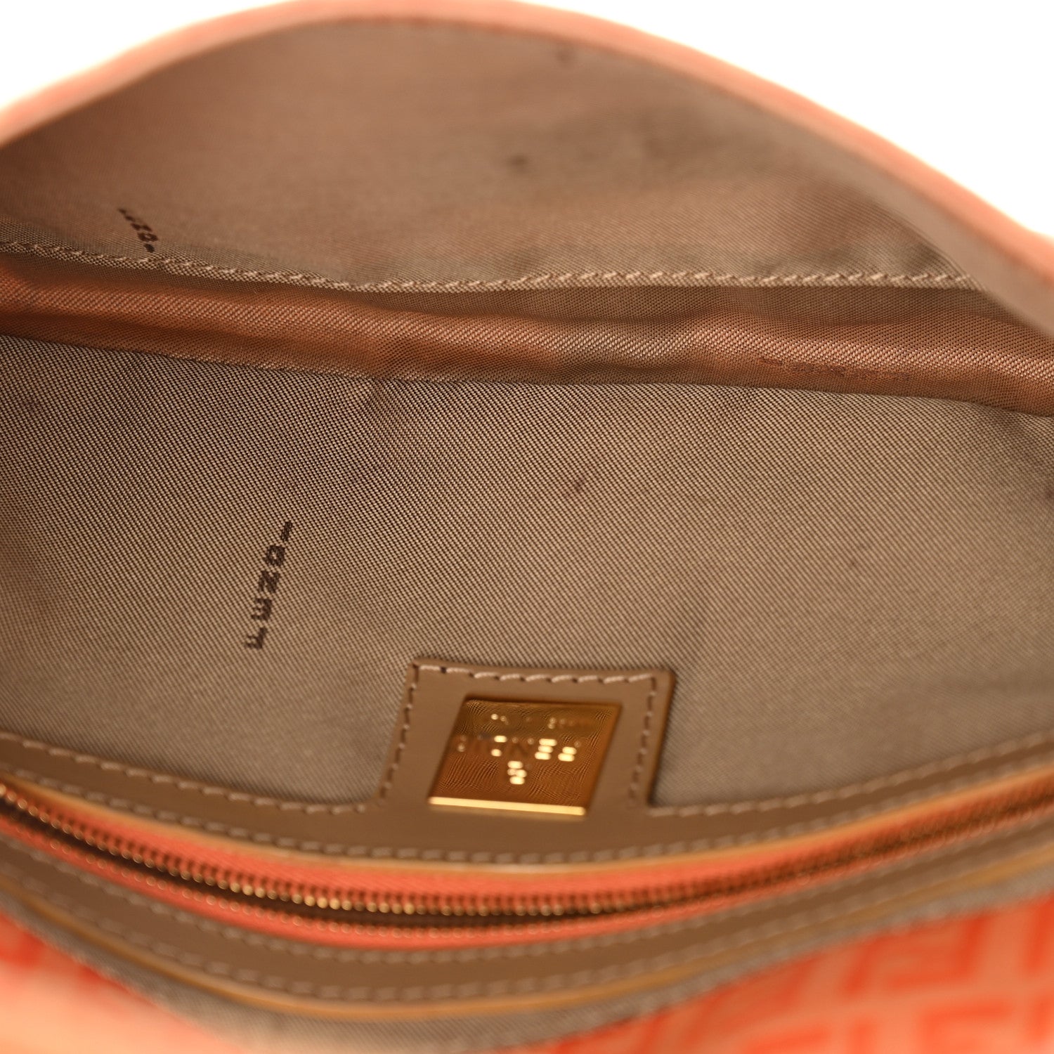 Fendi Vinyl Zucchino Baguette Orange 5 of 13