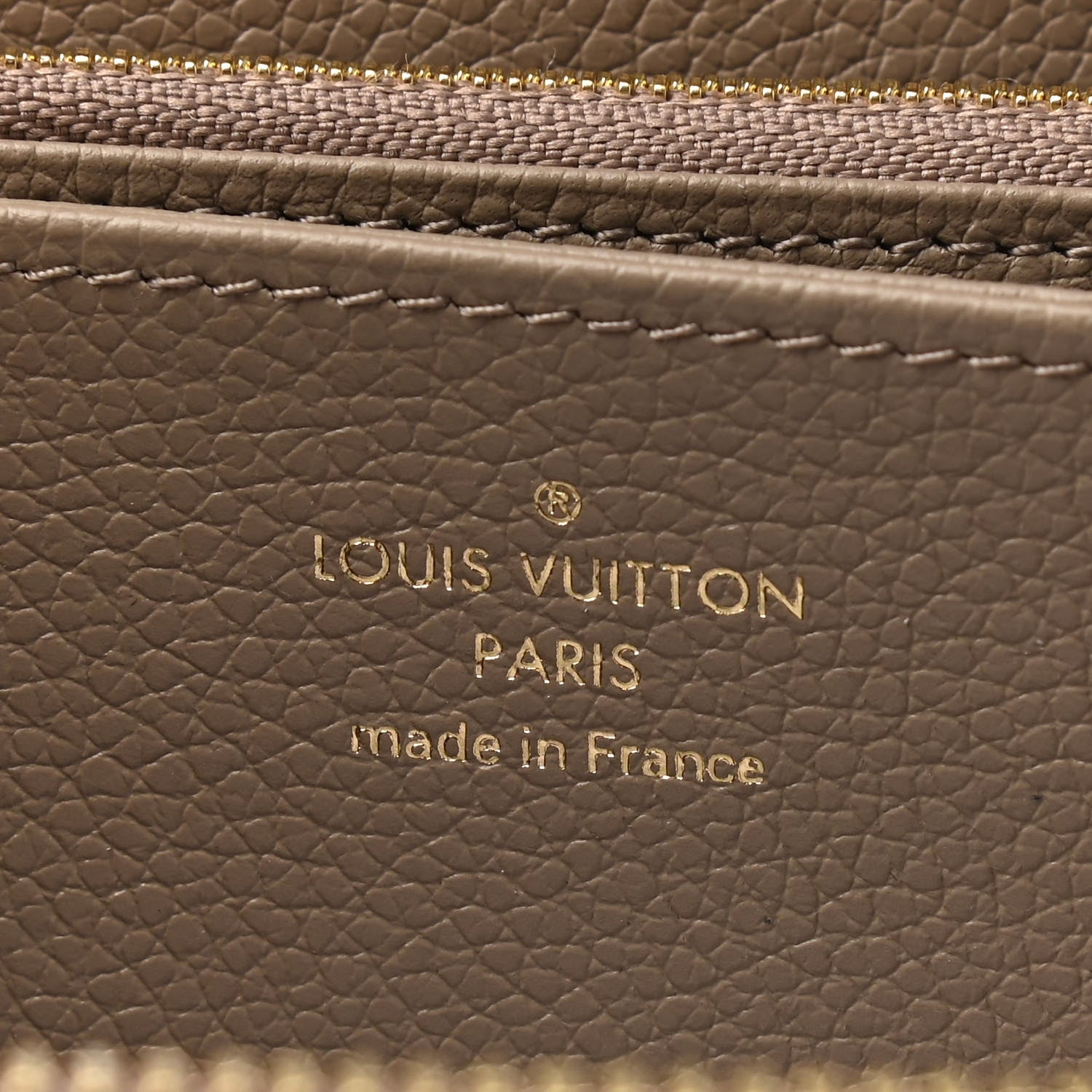 Louis Vuitton Empreinte Monogram Giant Zippy Wallet Tourterelle Creme 6 of 7