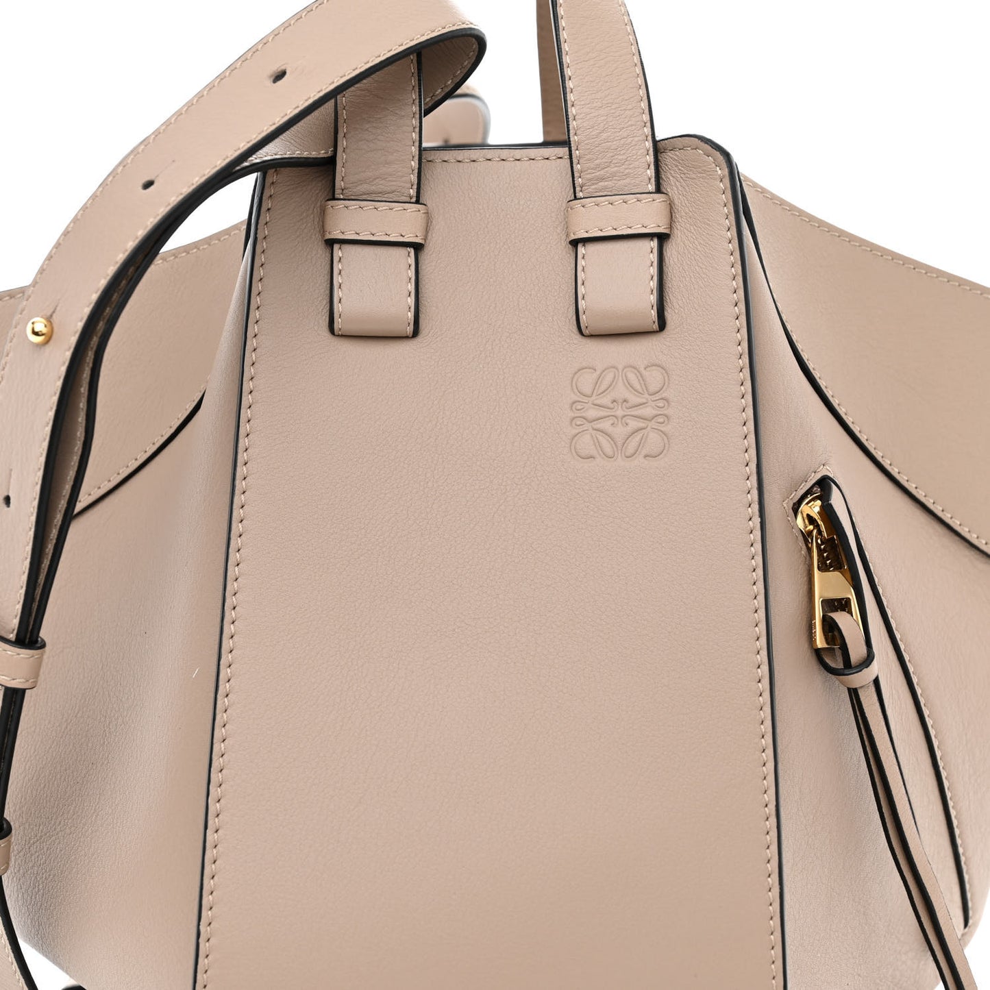 Calfskin Small Hammock Shoulder Bag Sand