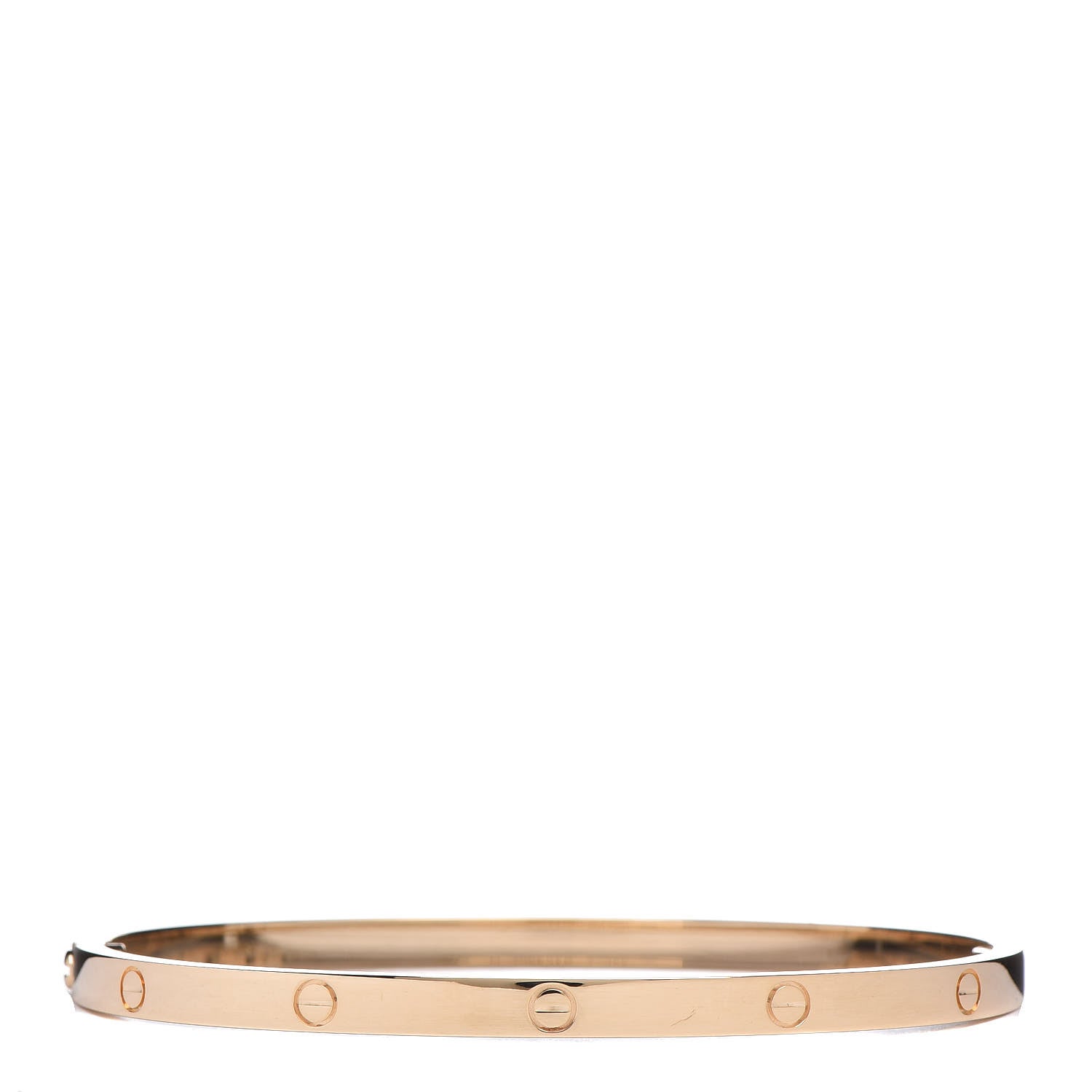 Cartier 18K Yellow Gold Small LOVE Bracelet 17 4 of 5