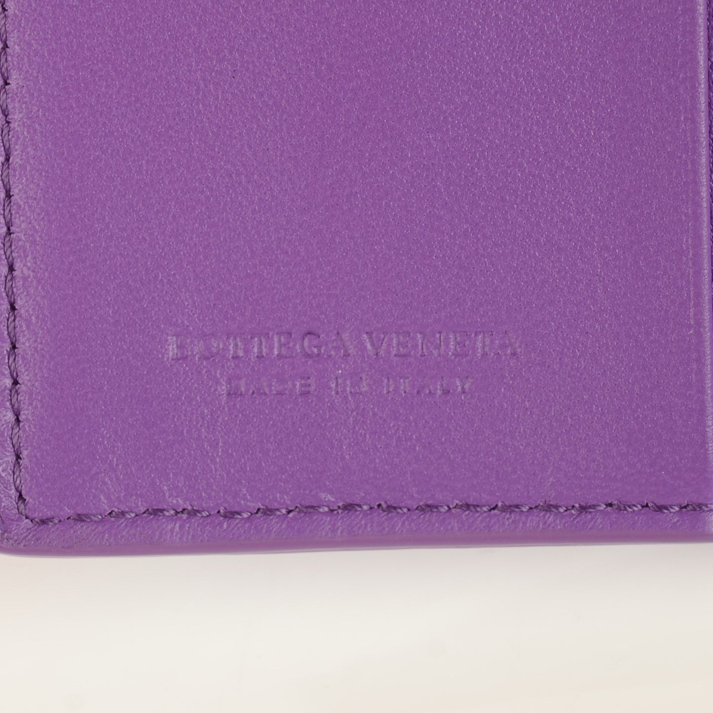 Nappa Intrecciato Mini Wallet Byzantine