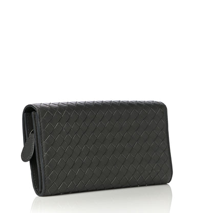 Bottega Veneta Nappa Intrecciato Continental Wallet Grey 3 of 12