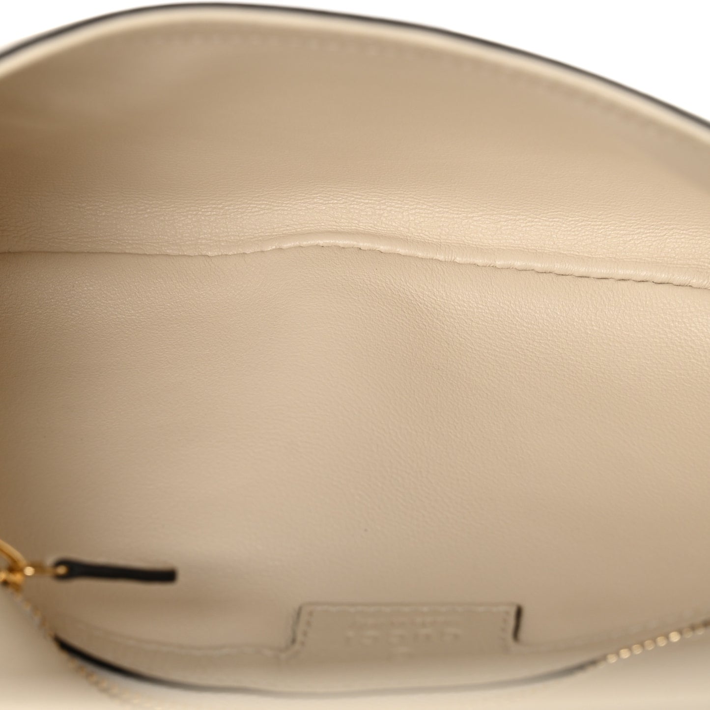 Roxy Calfskin Blondie Chain Shoulder Flap Bag Mystic White