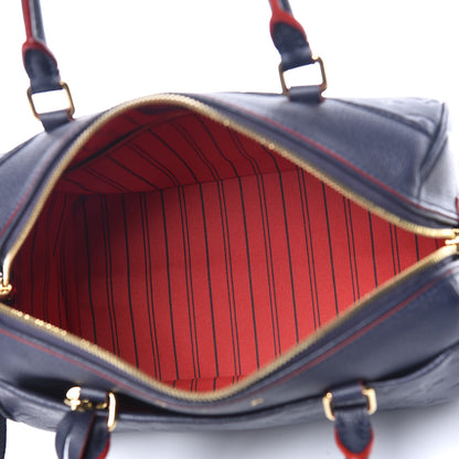 Louis Vuitton Empreinte Speedy Bandouliere 25 NM Marine Rouge 5 of 12
