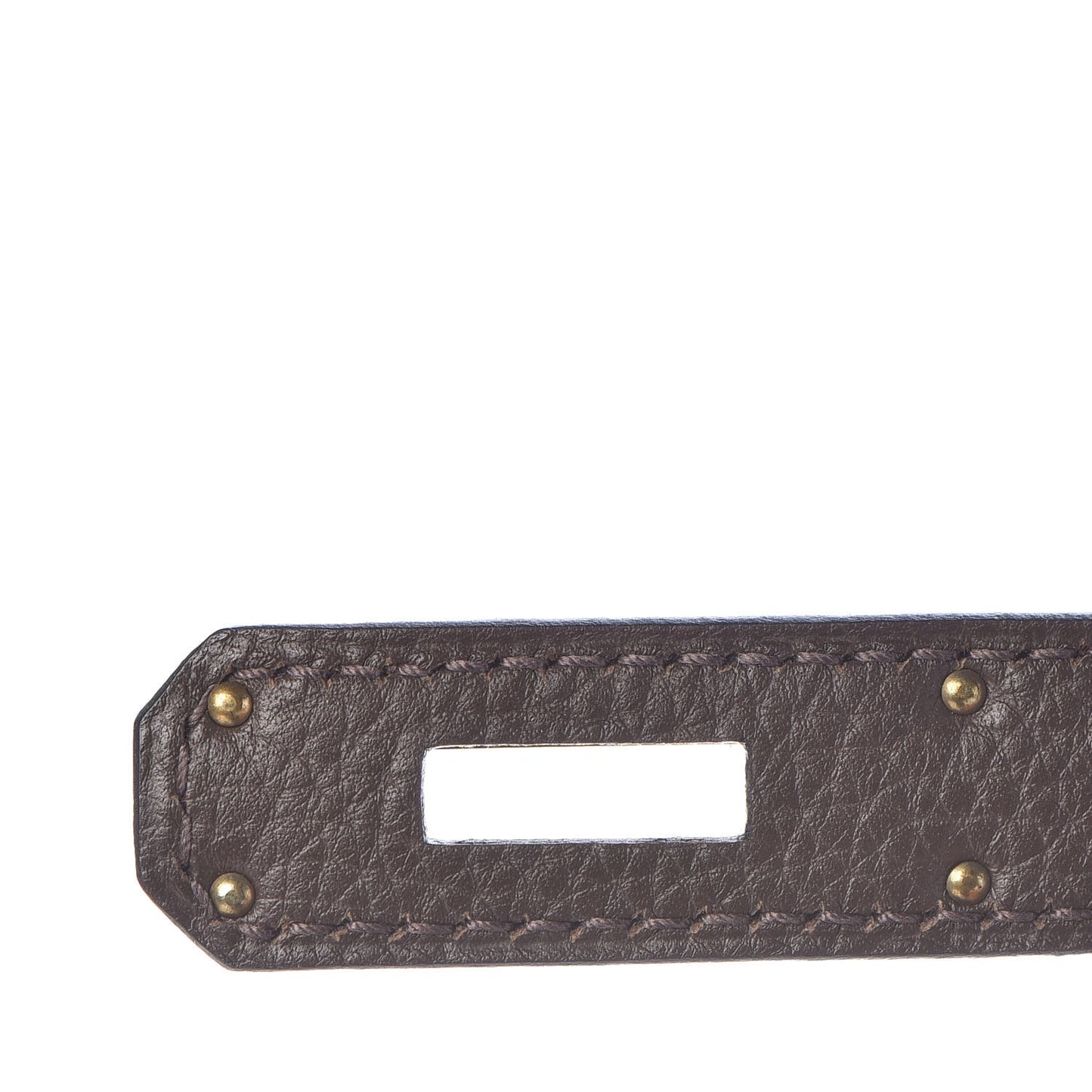 Togo Horseshoe Birkin 35 Chocolate Etoupe