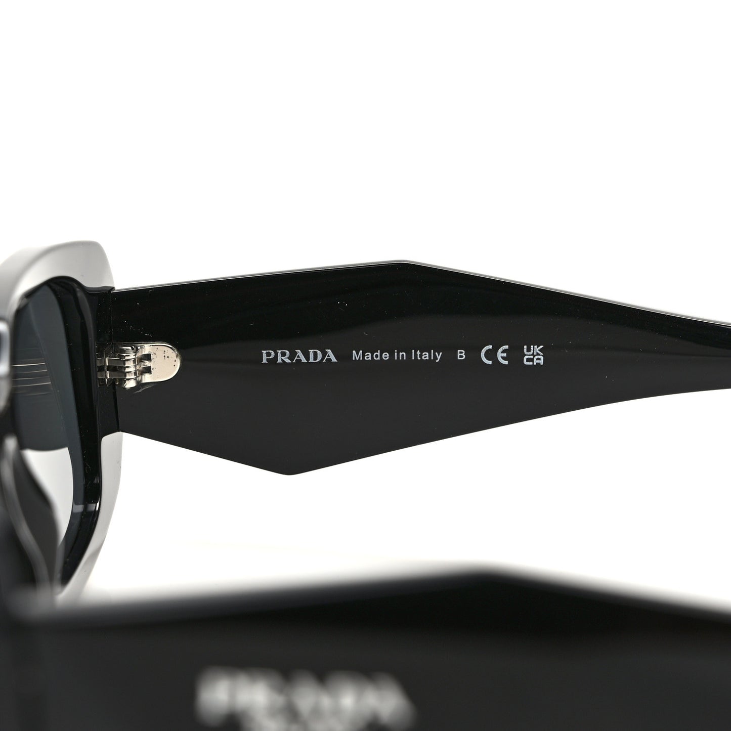 Acetate Symbole Sunglasses SPR 17W Black
