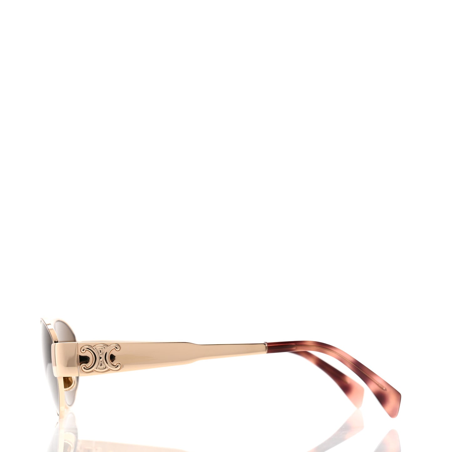 Metal Triomphe 01 Sunglasses CL40235U Rose Gold Brown