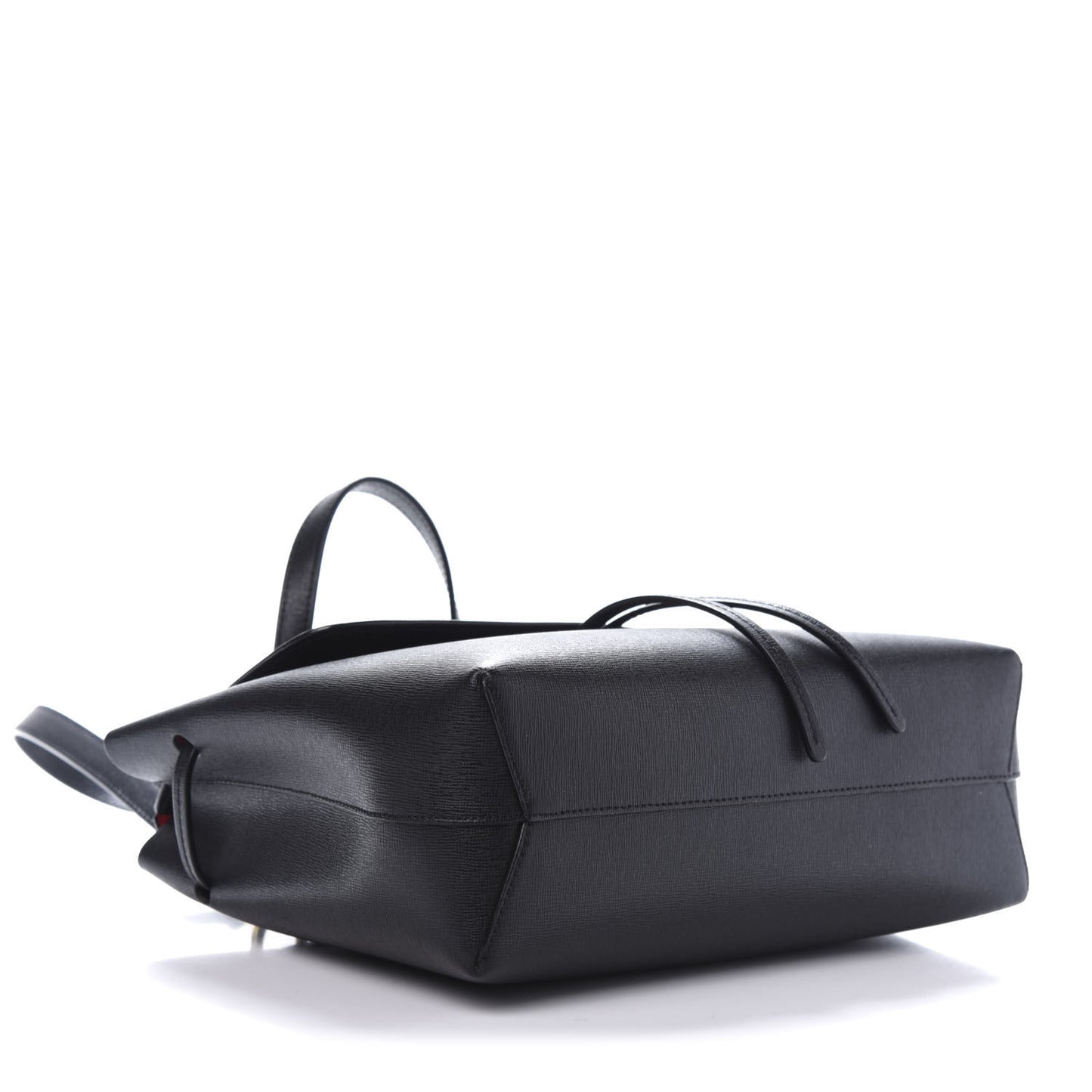 Saffiano Mini Lady Bag Black Flamma