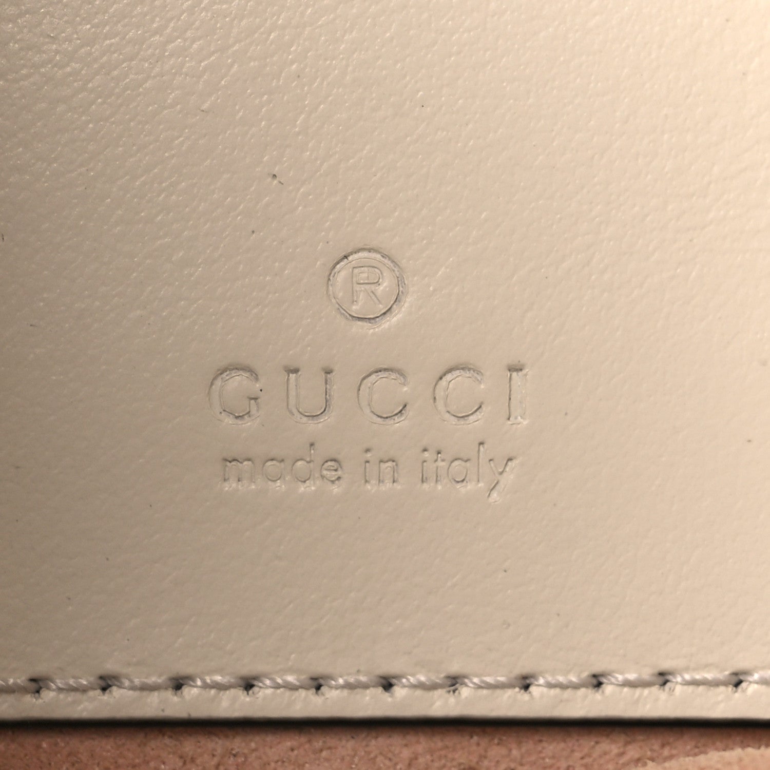 Gucci Calfskin Matelasse Mini GG Marmont 2.0 Bucket Bag White 6 of 10
