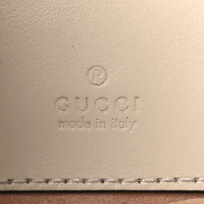Gucci Calfskin Matelasse Mini GG Marmont 2.0 Bucket Bag White 6 of 10