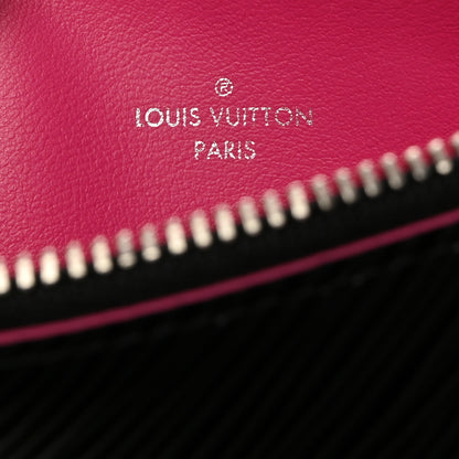 Louis Vuitton Epi Felicie Chain Wallet Zippered Insert Black Hot Pink 7 of 8