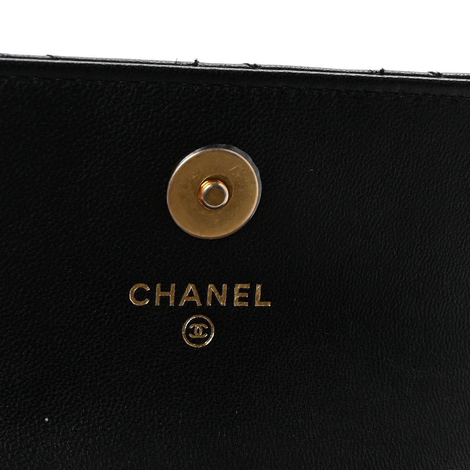 Chanel Lambskin Quilted Pearl Crush Flap With Chain Black 6 of 11