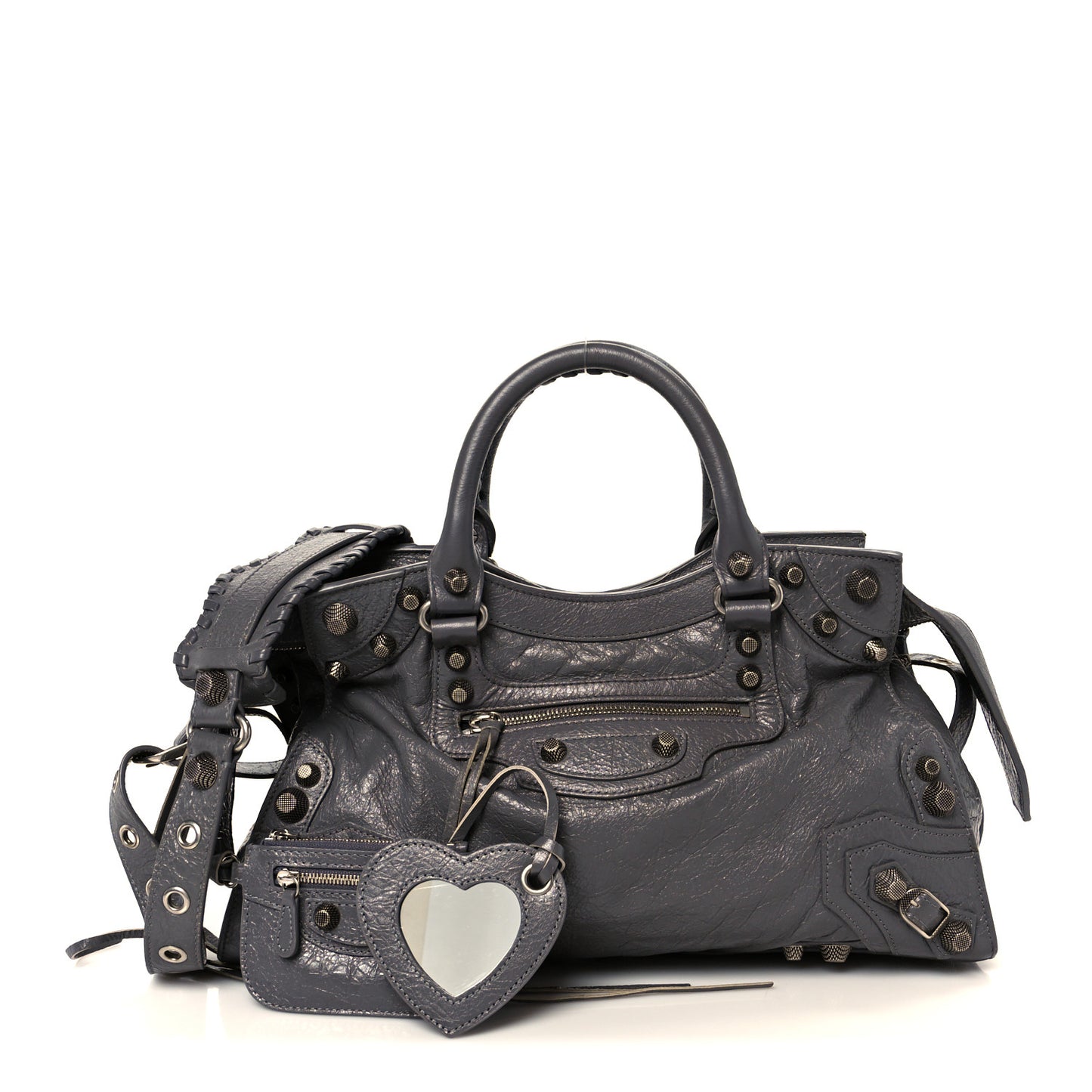 Agneau Arena Neo Cagole City Handbag Dark Grey