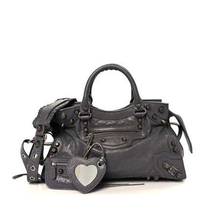 Balenciaga Agneau Arena Neo Cagole City Handbag Dark Grey 3 of 11