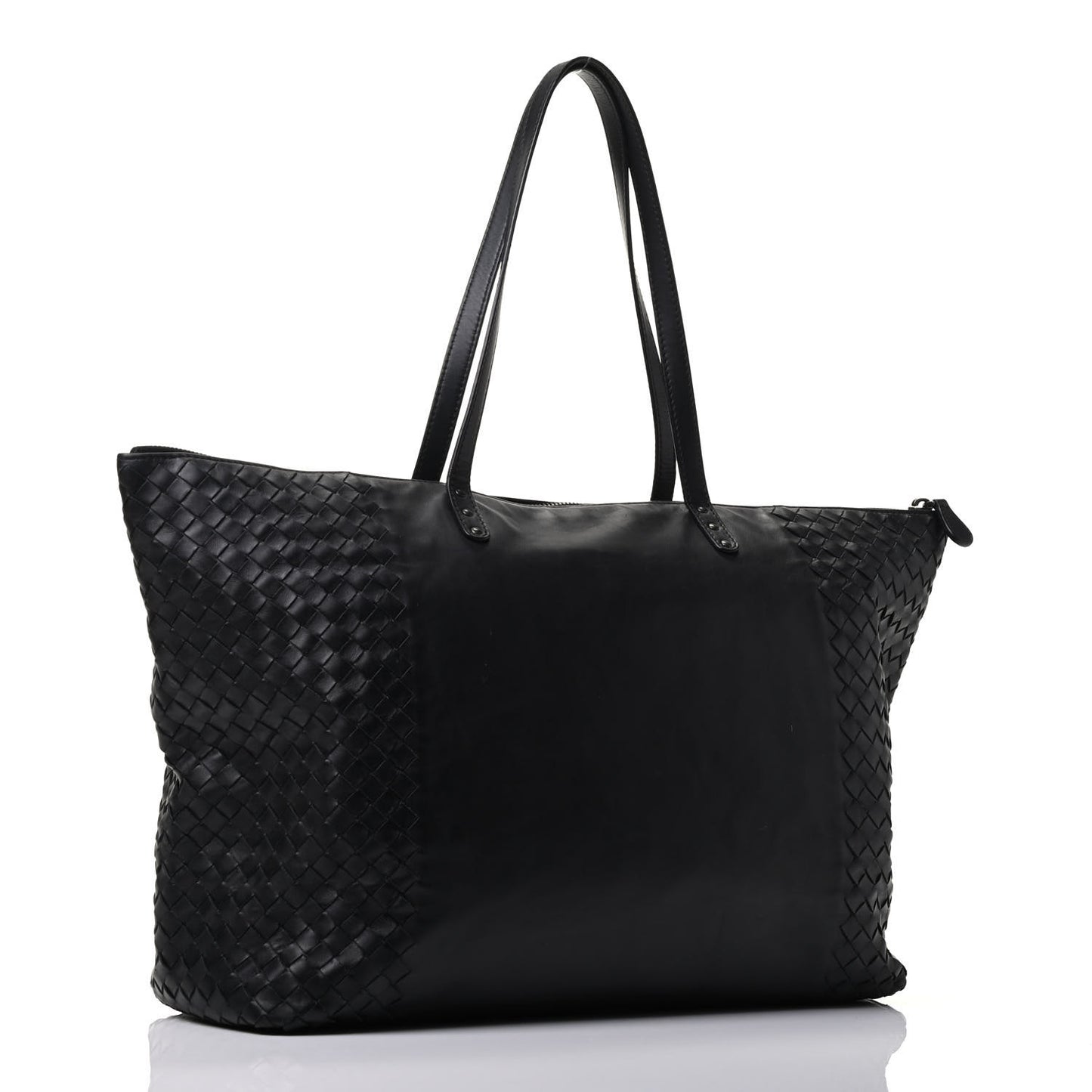 Nappa Intrecciato Tote Black