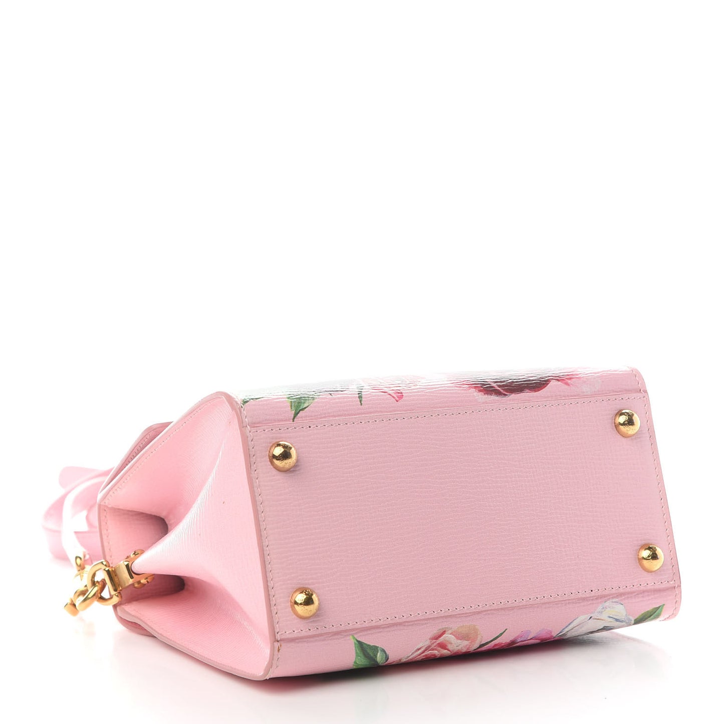 Vitello Peonie Printed Welcome Satchel Pink