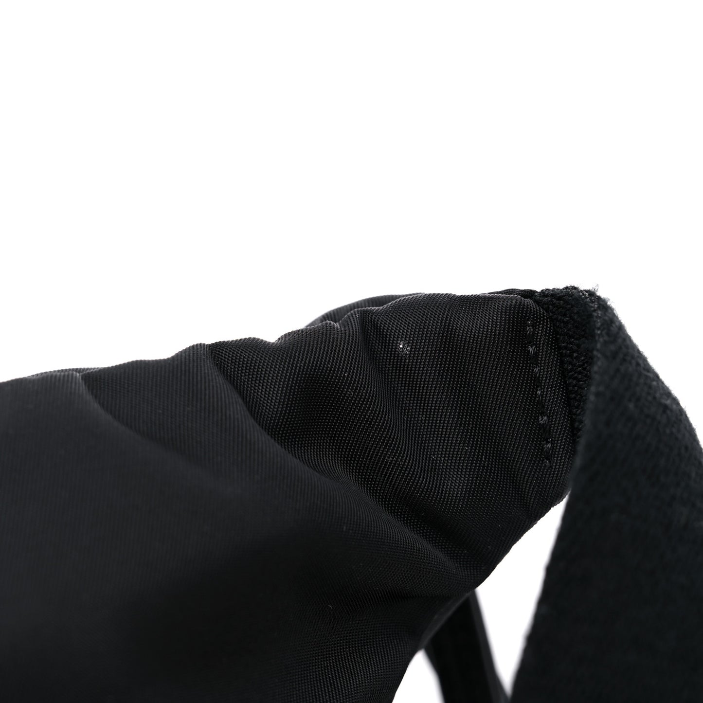 Nylon Logo Belt Bag Black