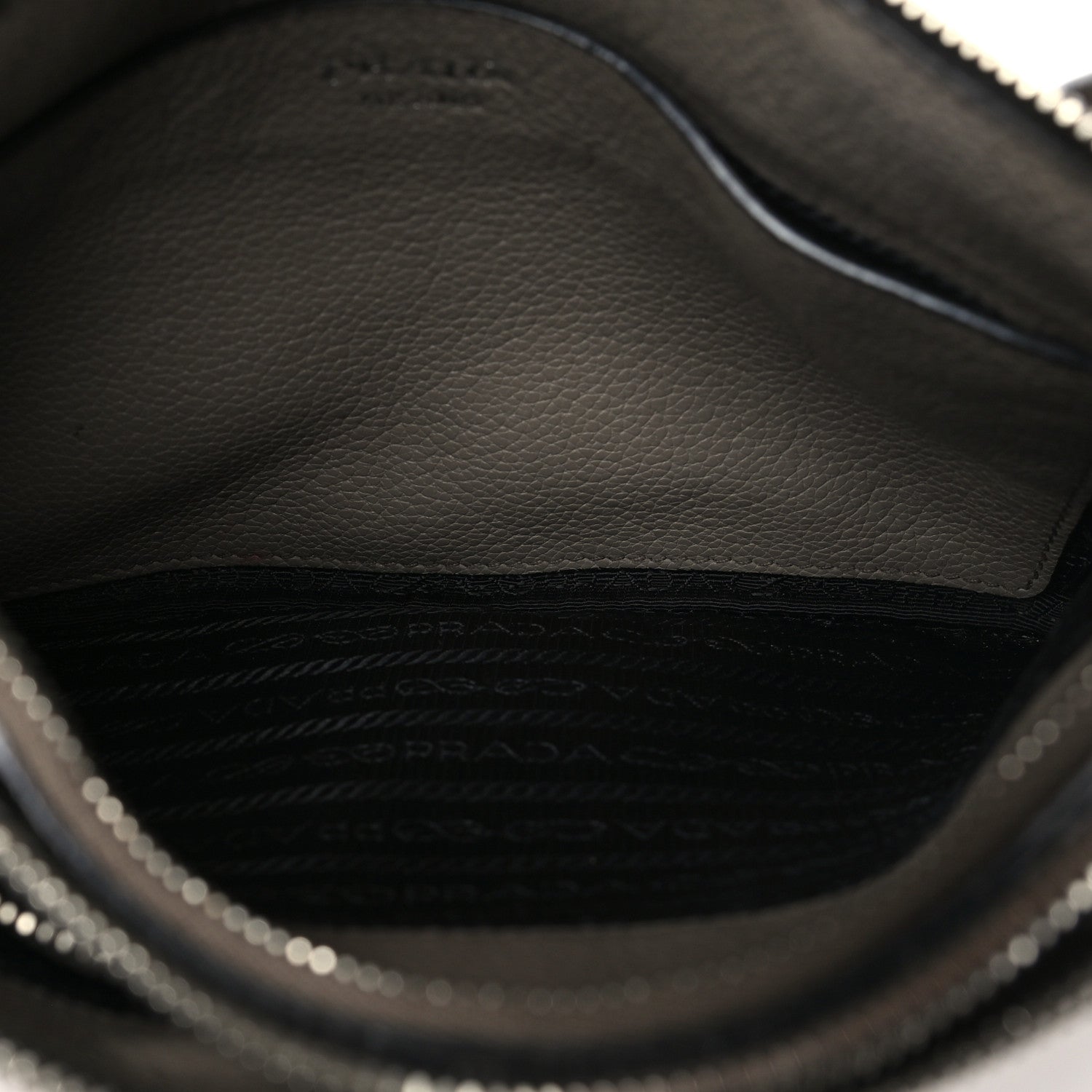 Prada Vitello Phenix Double Zip Crossbody Bag Argilla 5 of 12