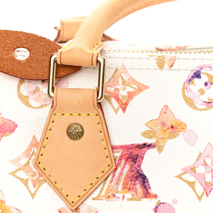 Louis Vuitton Watercolor Aquarelle Speedy 30 White 14 of 21