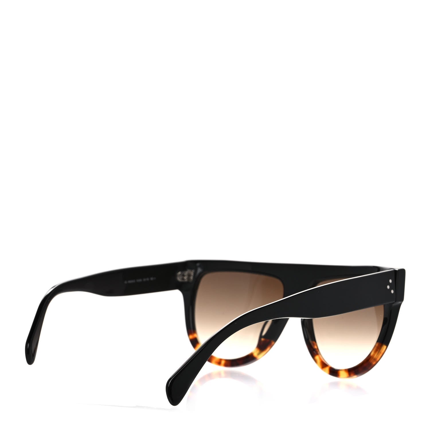 Celine Shadow Sunglasses CL 41026/S Black Havana 4 of 8