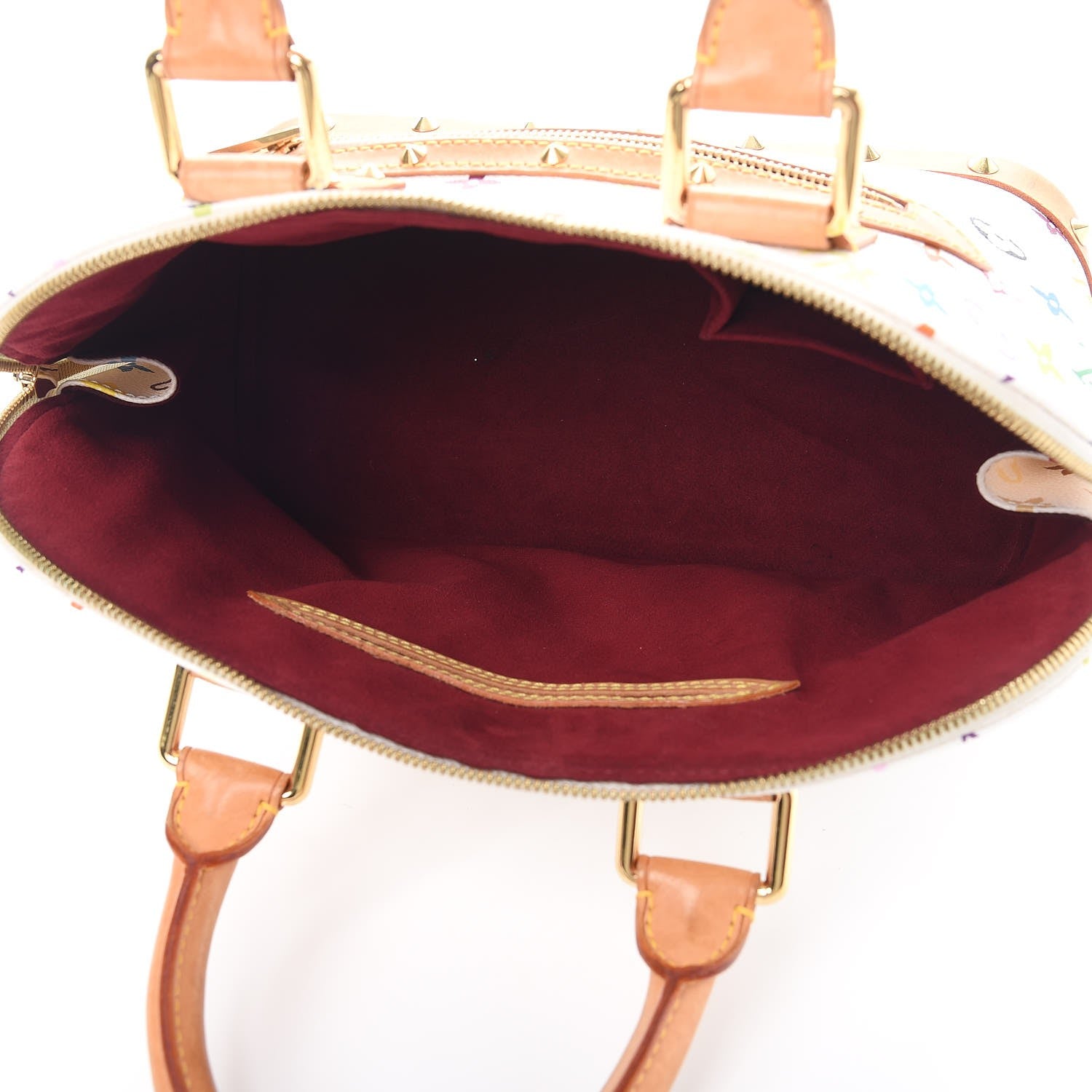Louis Vuitton Monogram Multicolor Alma White 5 of 10