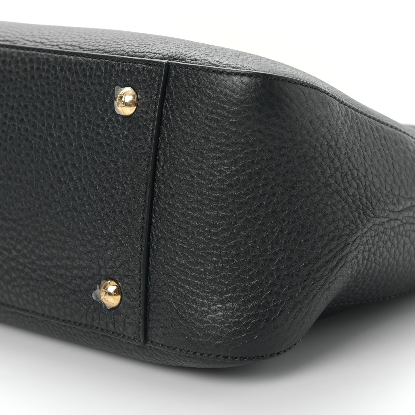 Cuoio Romano Selleria Small FF Tote Black