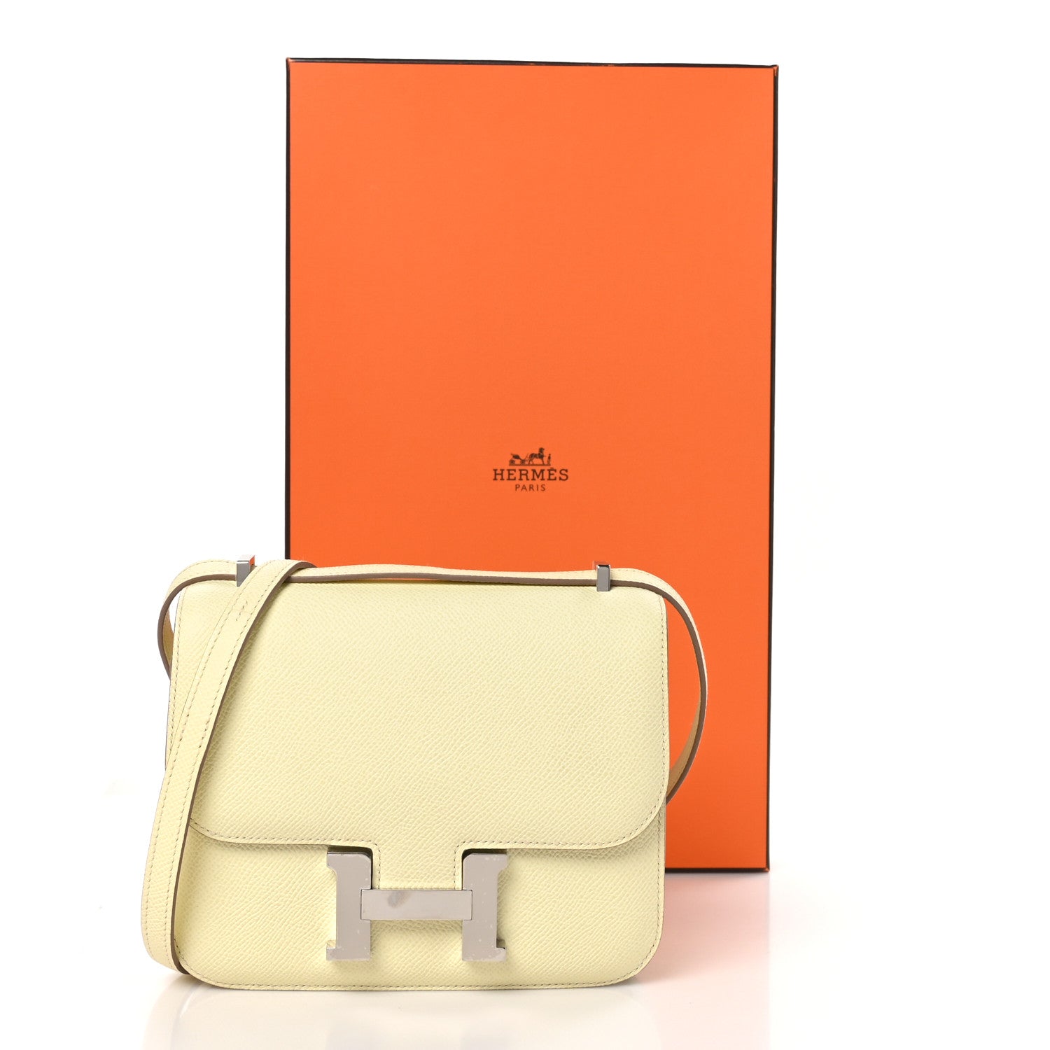 Hermes Epsom Constance 18 Jaune Milton 12 of 12