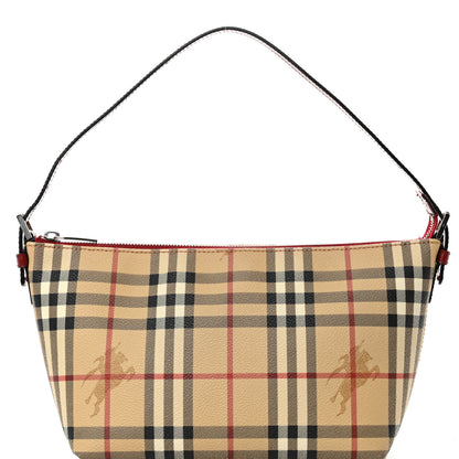 Burberry Haymarket Check Small Bag Red 8 of 11