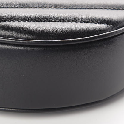 Saint Laurent Calfskin Matelasse Chevron Round Vinyle Camera Bag Black 9 of 9