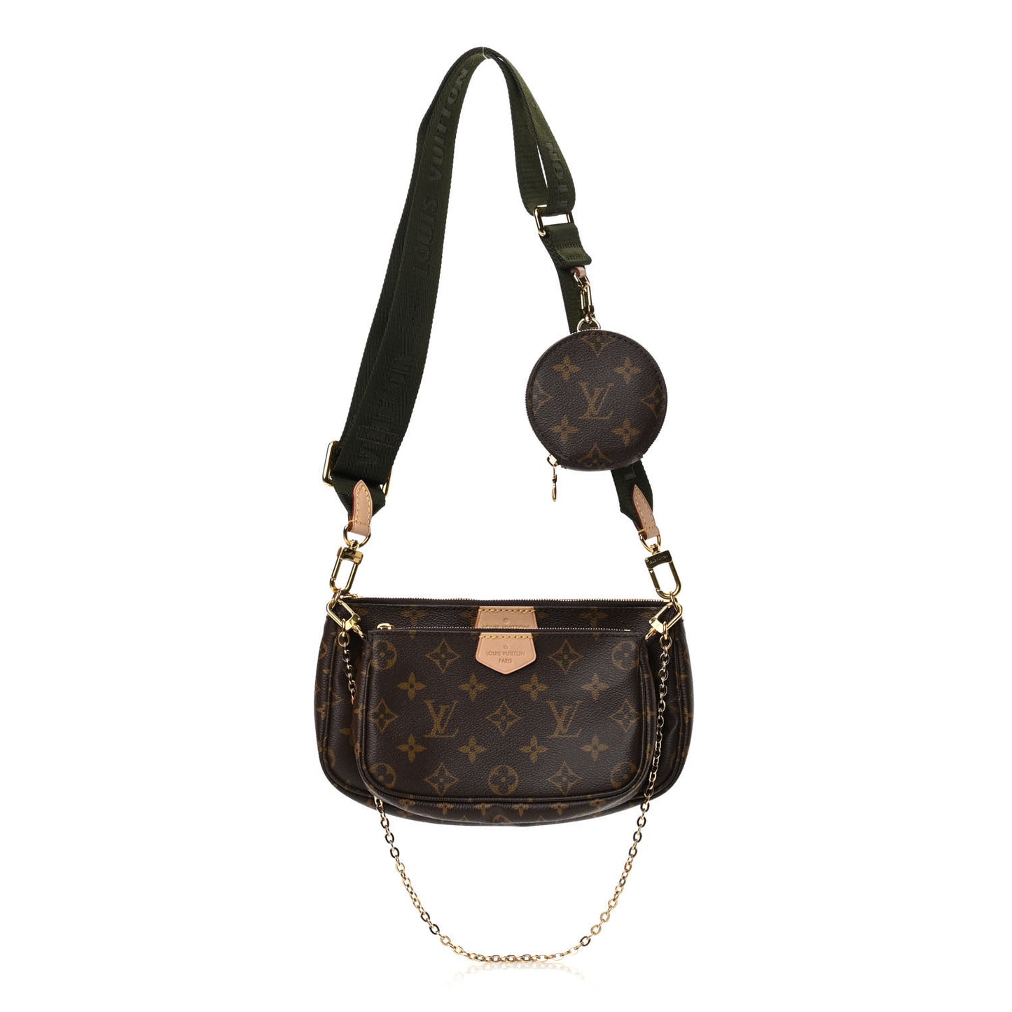 Monogram Multi Pochette Accessories Kaki