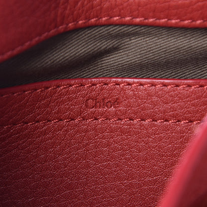 Chloe Calfskin Mini Marcie Round Crossbody Bag Red 6 of 12