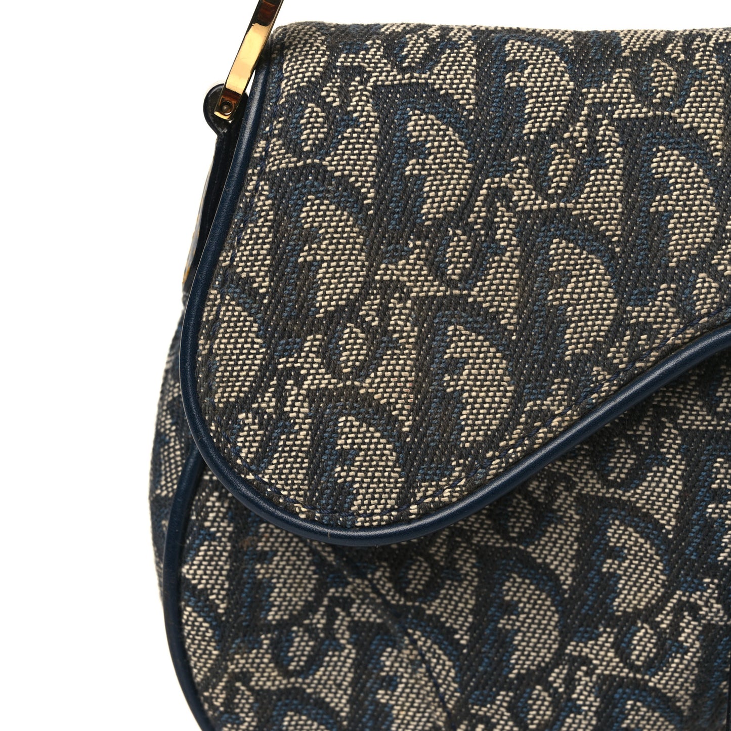 Monogram Saddle Bag Blue