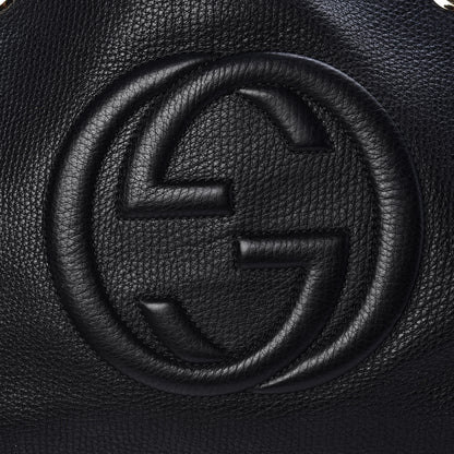 Gucci Pebbled Calfskin Medium Soho Chain Shoulder Bag Black 11 of 11