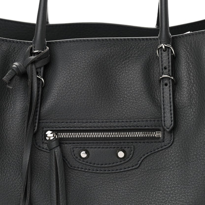 Balenciaga Veau Papier A5 Zip Around Tote Gris Fossile 9 of 11