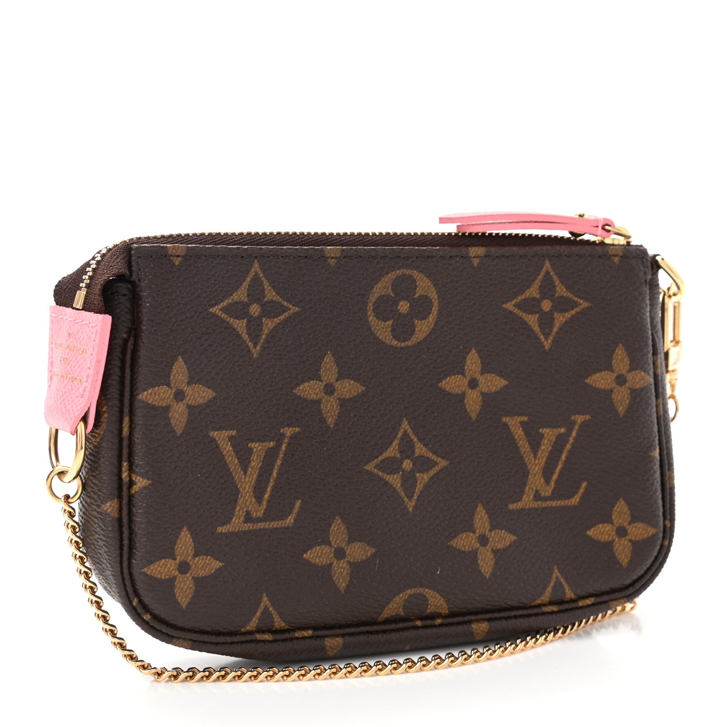 Louis Vuitton Monogram Illustre Mini Pochette Accessories Rose 3 of 7
