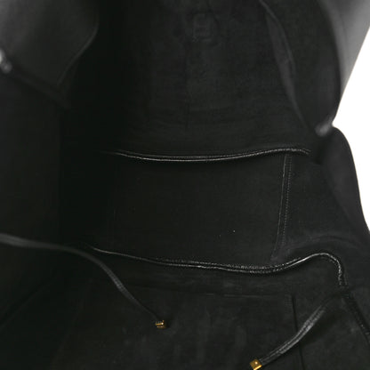 Saint Laurent Grained Deerskin Bea Tote Black 5 of 11