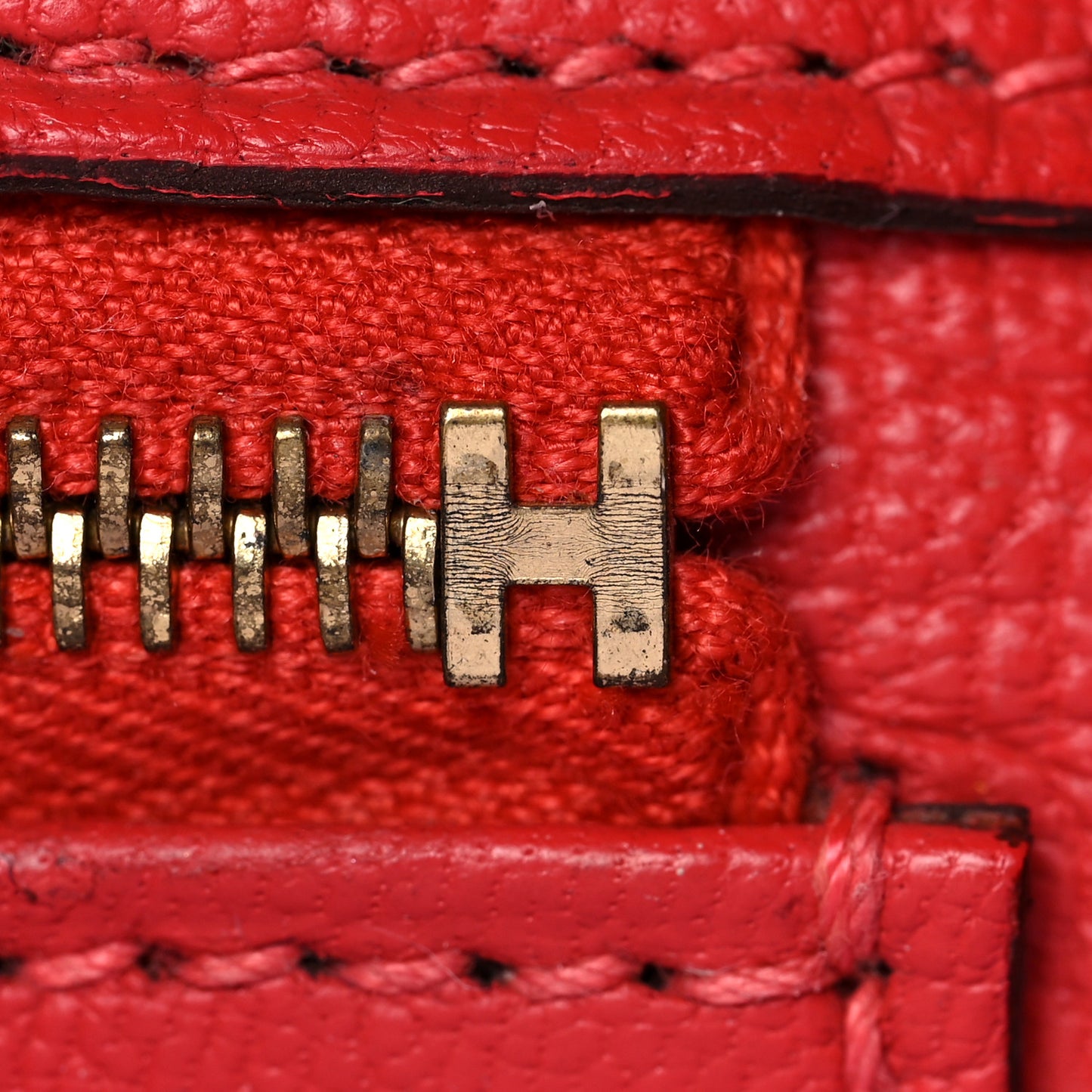 Togo Birkin 35 Rouge Pivoine