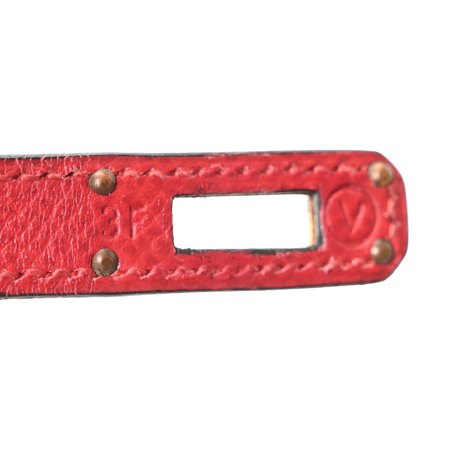 Hermes Courchevel Kelly Sport PM Rouge Vif 7 of 10