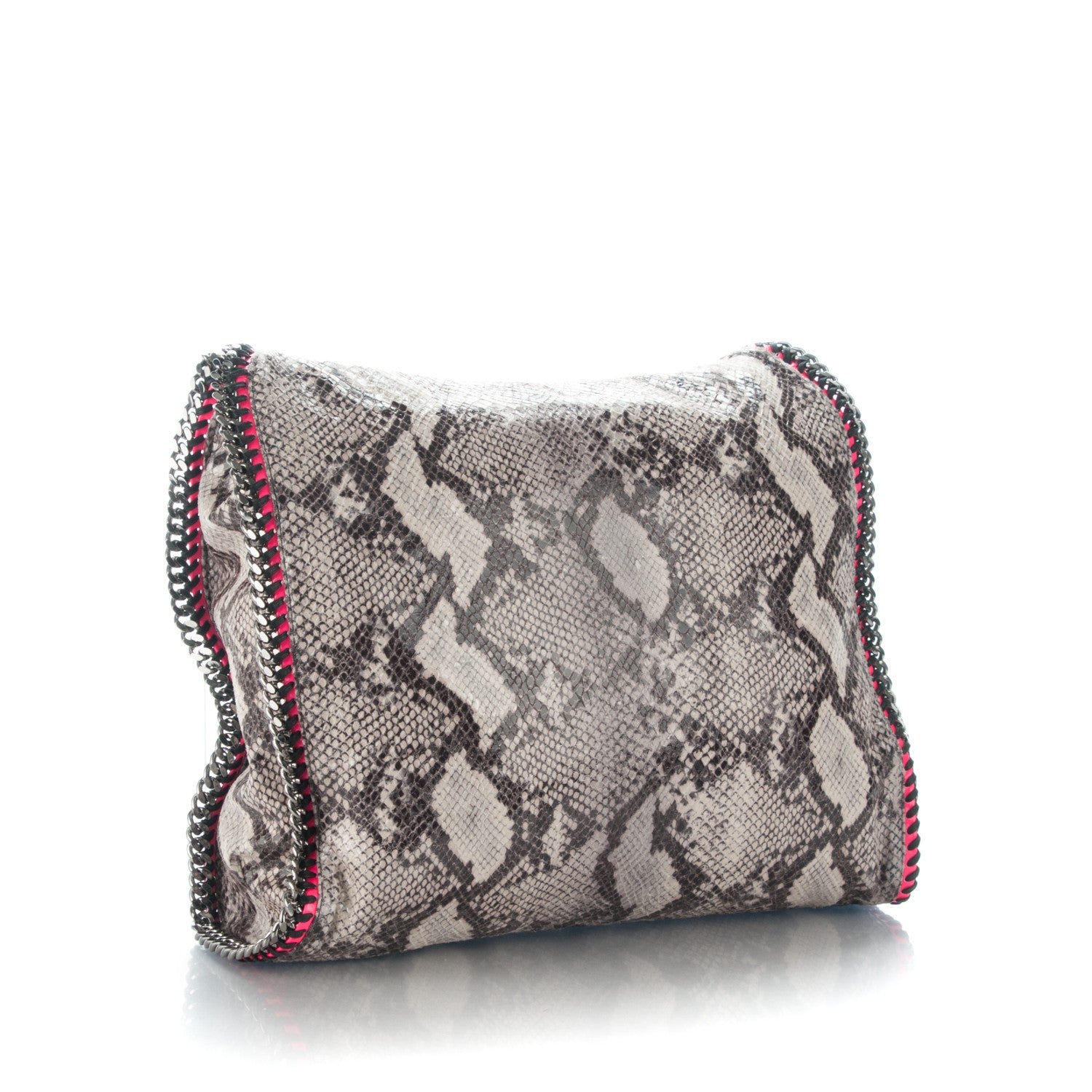 Stella McCartney Eco Python Big Falabella Tote Grey 3 of 10
