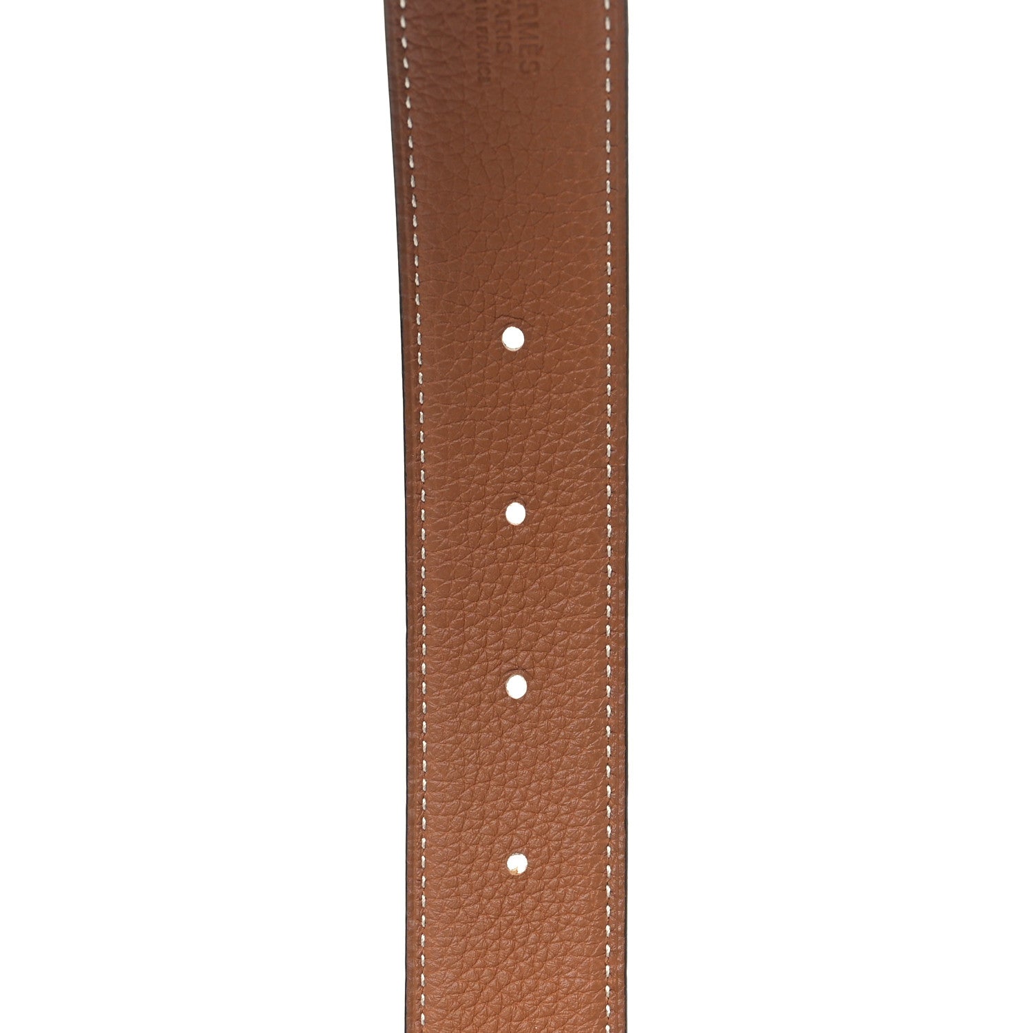 Hermes Box Togo 32mm H Belt 75 85/34 Black Gold 4 of 8