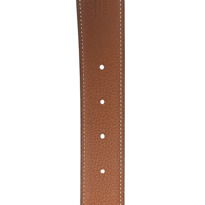 Hermes Box Togo 32mm H Belt 75 85/34 Black Gold 4 of 8