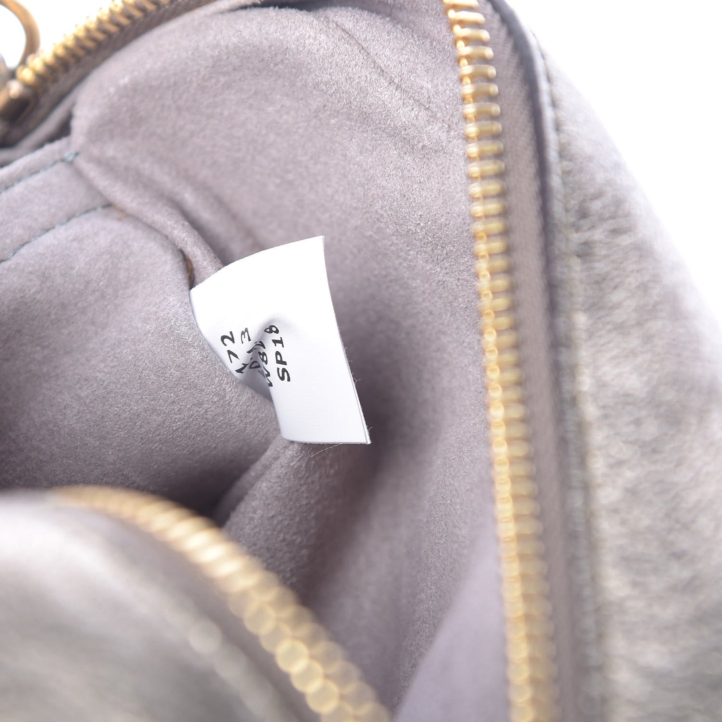 Metallic Alter Nappa Star Patch Shoulder Bag Gold