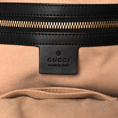 Gucci GG Supreme Monogram Bees Print Small Day Backpack Beige Oro Black 6 of 17