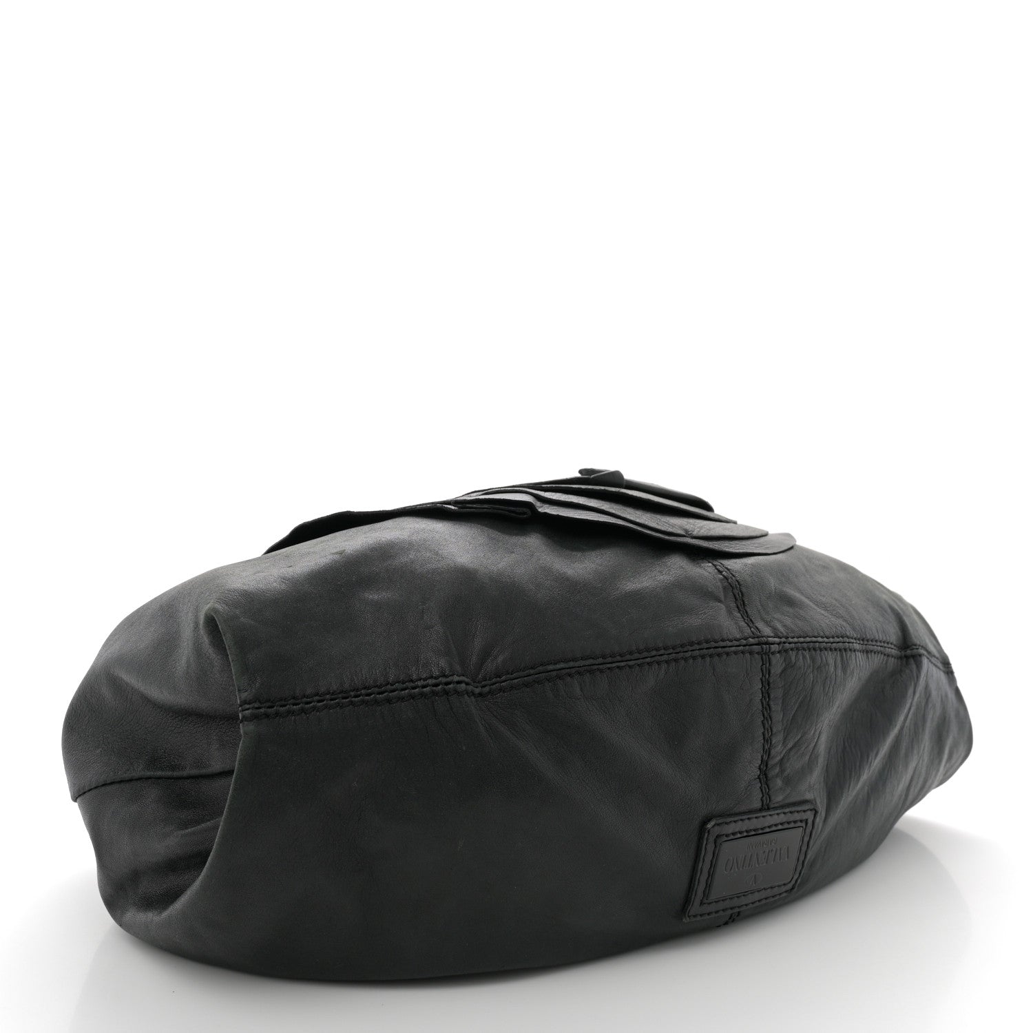 Valentino Garavani Nappa Petale Rose Hobo Black 4 of 15