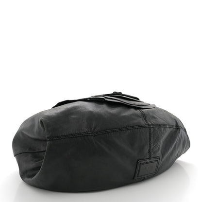 Valentino Garavani Nappa Petale Rose Hobo Black 4 of 15