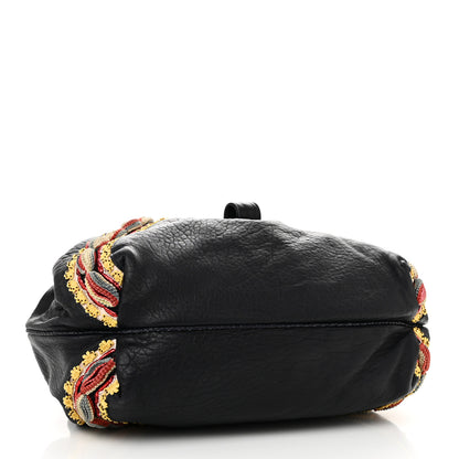 Fendi Nappa Embroidered Spy Purple Multicolor 4 of 9